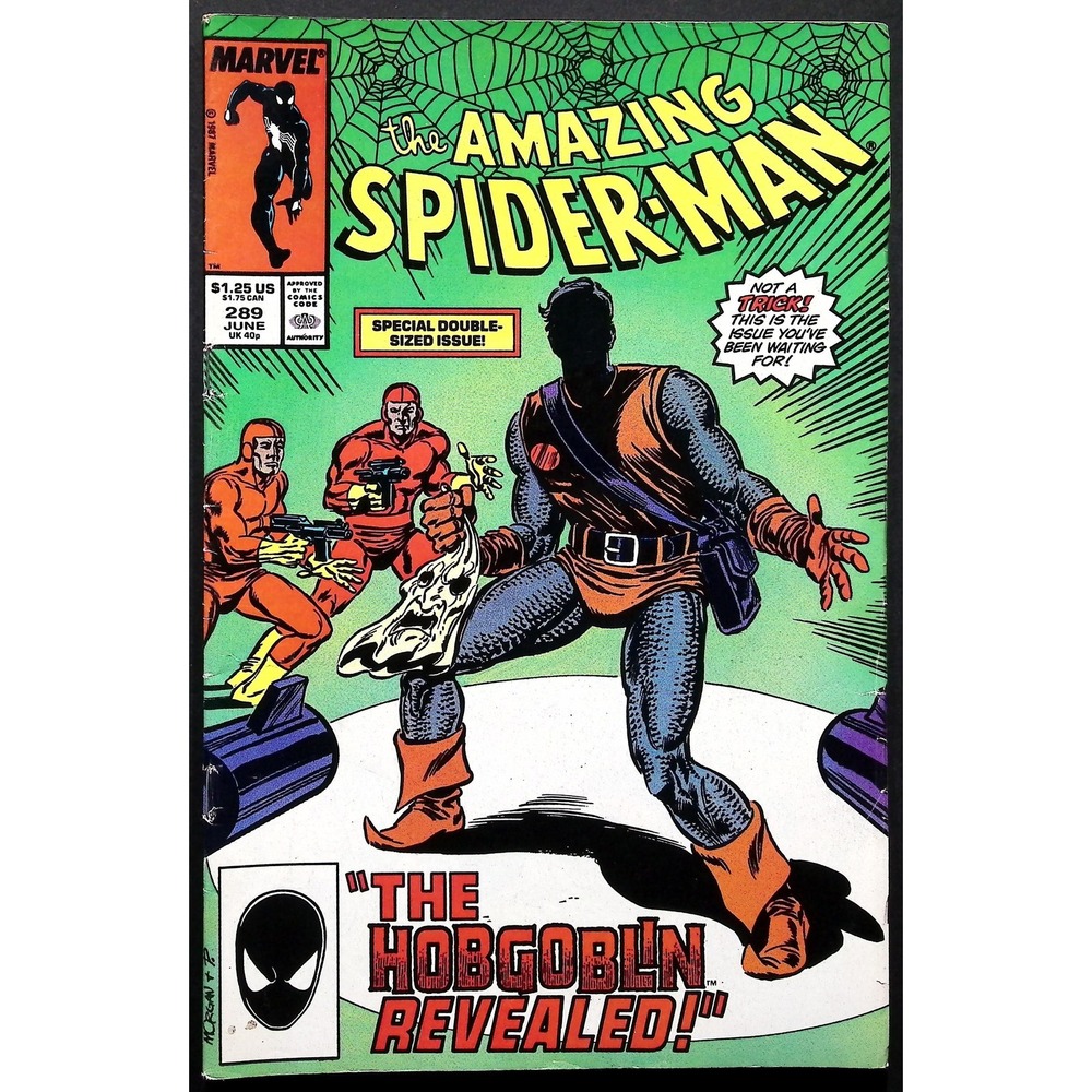 Marvel‎ Comic Book Amazing Spider-Man #289 Hobgoblin Revealed Copper Age